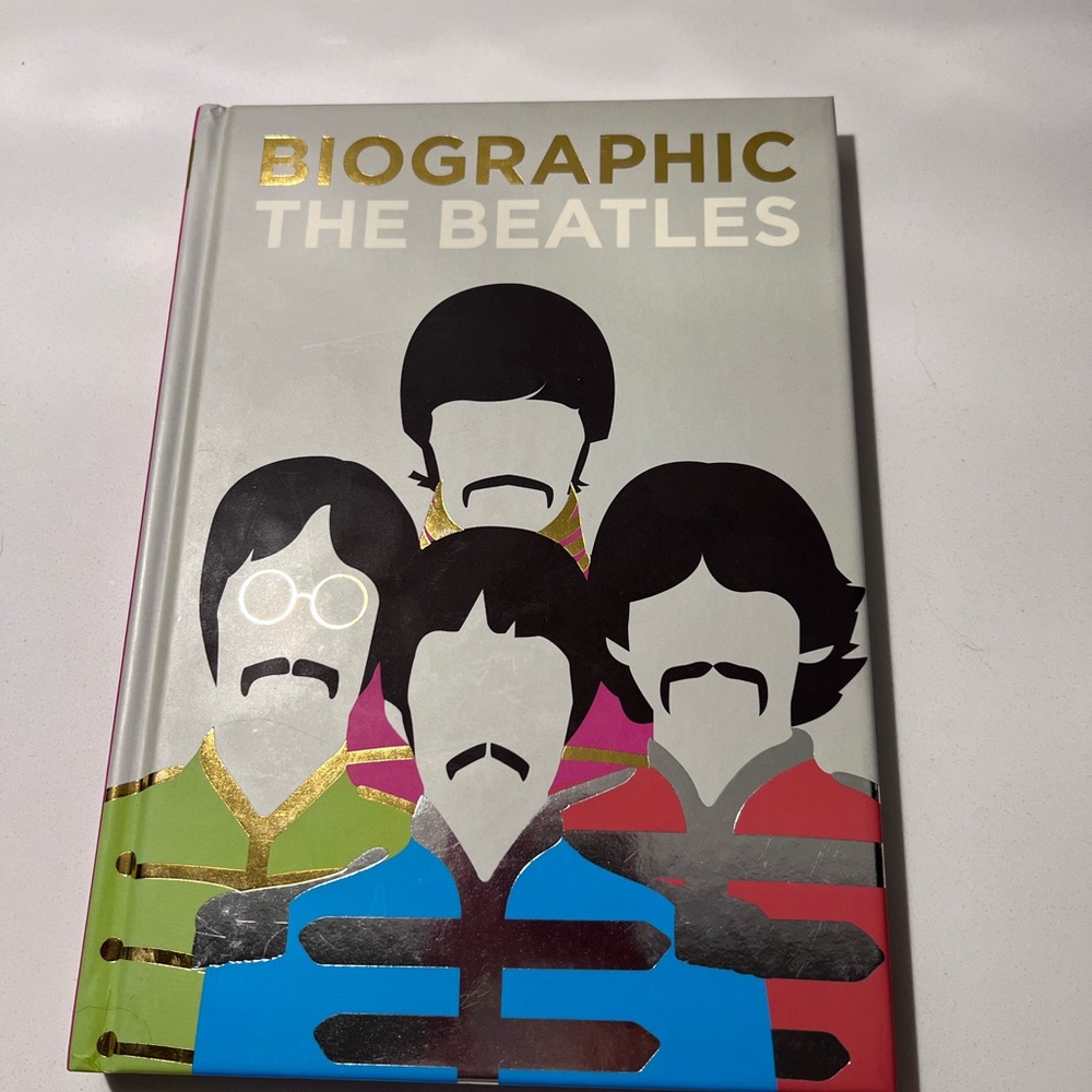 The Beatles Biographic Book - Gold, Black, Pink, Blue